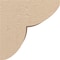Ekena Millwork 7"W x 7"D x 7"H Wide Crestline Rough Cedar Woodgrain TimberThane Corbel, Primed Tan CORUR07X07X07CRERCPR - alternate 2